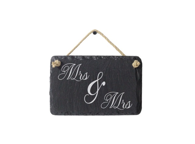 Mrs and Mrs Wedding Sign